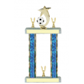 Trophies - #Soccer Shooting Star Spinner F Style Trophy